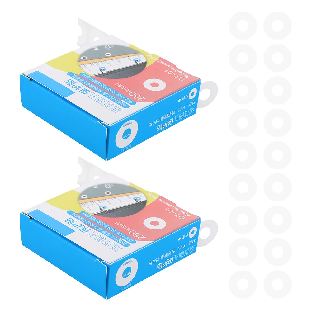 

750Pcs Self-Adhesive Hole Punch Reinforcement Stickers Hole Protectors Circles for Paper Loose Leaf Notebooks Binders Office