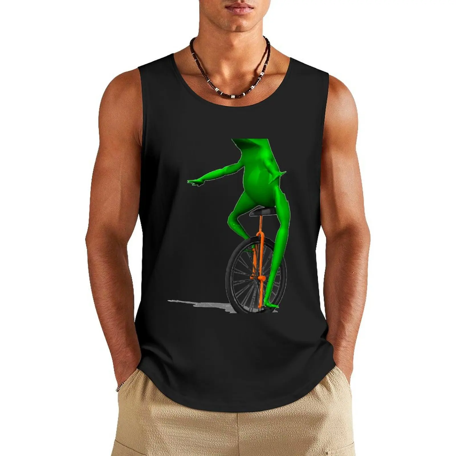 

DAT BOI FROG MEME INTERNET PEPE RARE Tank Top cotton t-shirts man gym t-shirts man Men's gym clothing