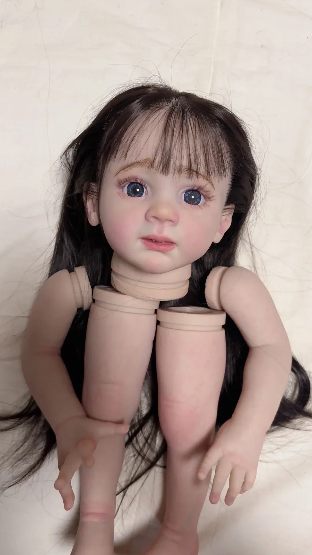 

DLS Custon сделано Шаньшань реальные фотографии 25 дюймов Reborn Baby Fritzi DIY часть с тканевым корпусом не дешевая заводская кукла от Genesis