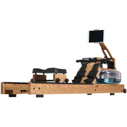 Indoor Exercise Machine Folding Wooden Water Rower Ash Wood Rowing Machine Gym Equipment OAK Wood Rower Door To Door Free Tax