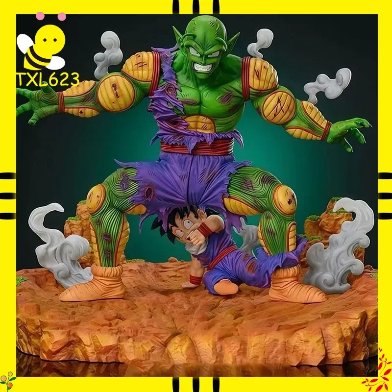 드래곤볼 애니메이션 피규어 28cm - 피콜로 & 손오반 액션 피규어 모델 스태츄 인형 컬렉션 장식 장난감 크리스마스 선물용