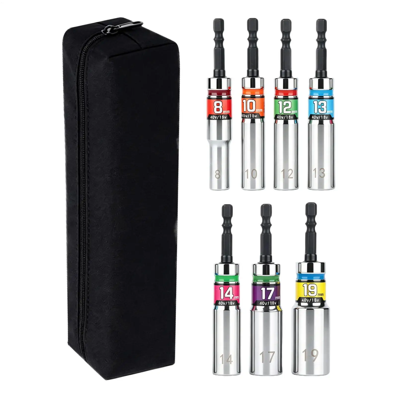 Drill Socket Adapter Swinging Extension Driver Sleeve Bits Kit Drive Deep Socket Adapter For Technicians Mechanics Woodworking
