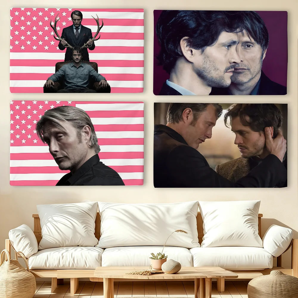Outdoor Camping Movies - Horror movie H-Hannibal flag For Living