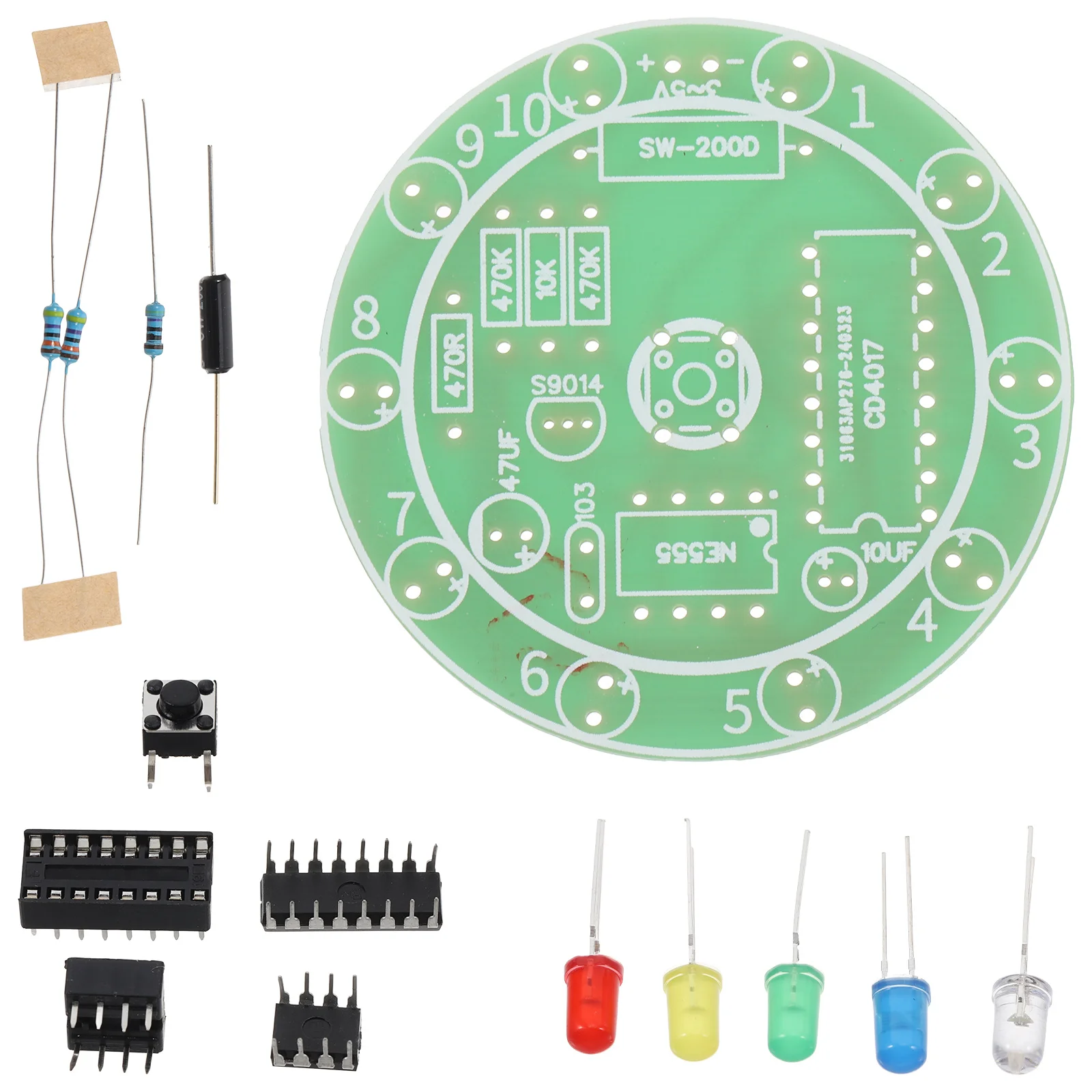 Practice Diy Board Projects Starter For Electronic Electronics Soldering Kit Beginners Electronics Soldering Kit