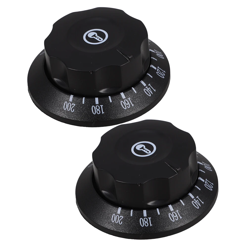 

2pcs Thermostat Cover Temperature Control Knob for Electric Oven Water Heater Deep Fryer Universal Gas Stove Griddle Grill Valve