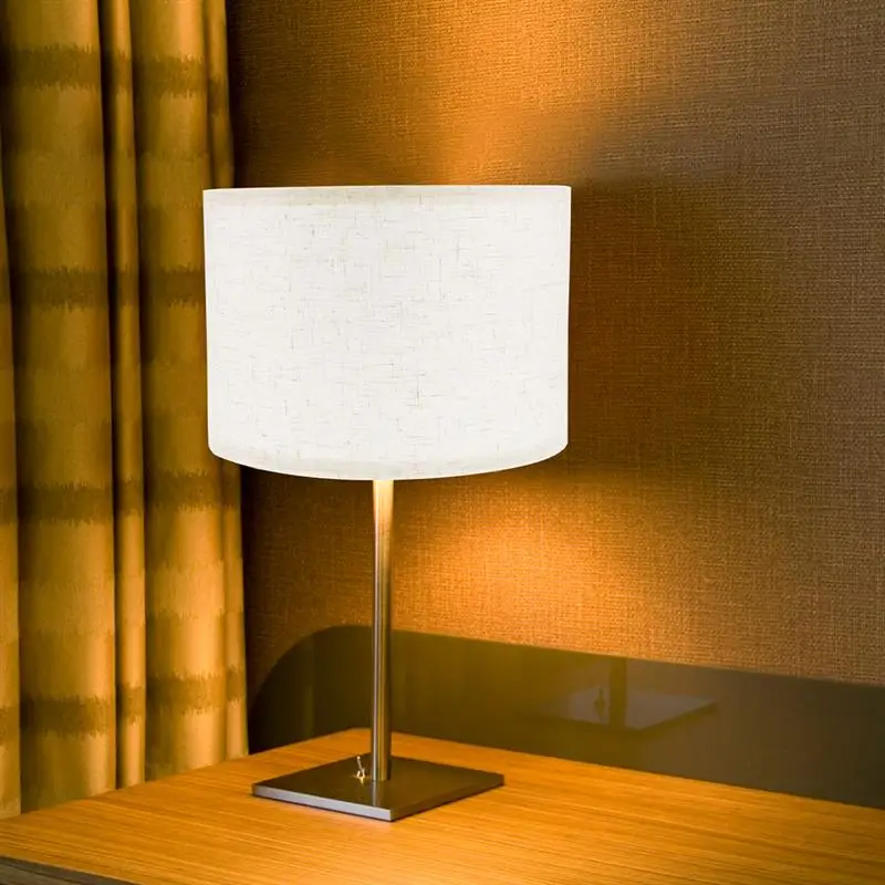 Desmontável abajur lâmpada de mesa sombra lâmpada do teto tecido abajur pano capa simples luz capa