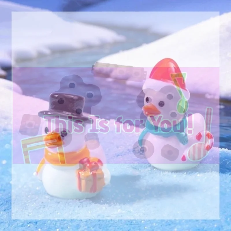 【MA】Mini Christmas Resin Figurines Cute Cartoon Design Vivid Details For Garden Desktop Decor And DIY Holiday Craft Projects