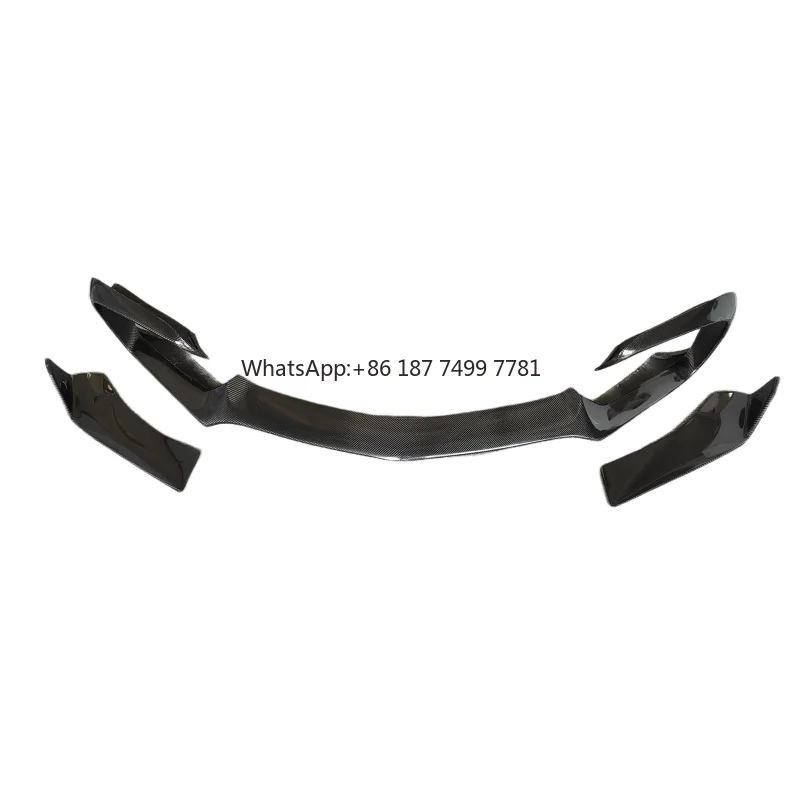 

R-style Carbon Fiber Car Front Bumper Lip Front Lip Body Kit for 2015-2018 . . GT GTS Body Kit