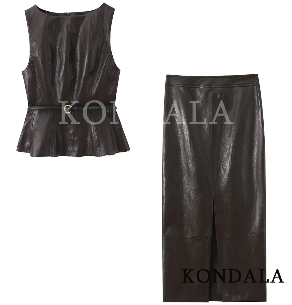 KONDALA Damen Trendiges High-S – Street Fashion Vest Bewertung und Preis