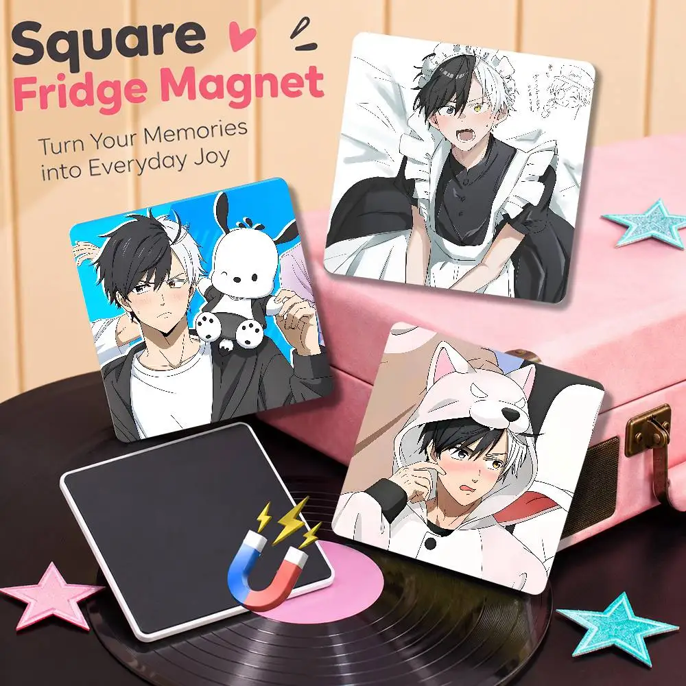 FOR WIND BREAKER Haruka Sakura New PVC Fridge Magnetic Refrigerator Magnets Personality Decorations Creative Gifts