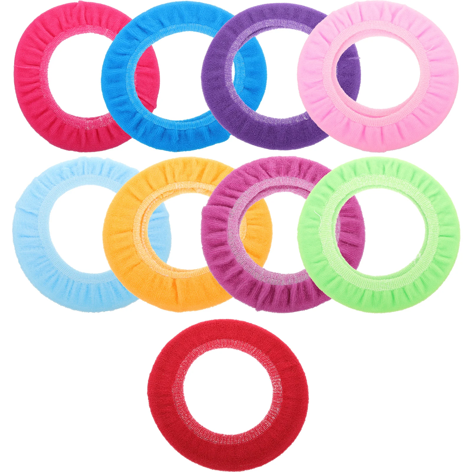 

9pcs Toilet Seat Covers Soft Thicker Cushions Children Polypropylene Washable Reusable 9 Colors Elastic Long Lasting Home