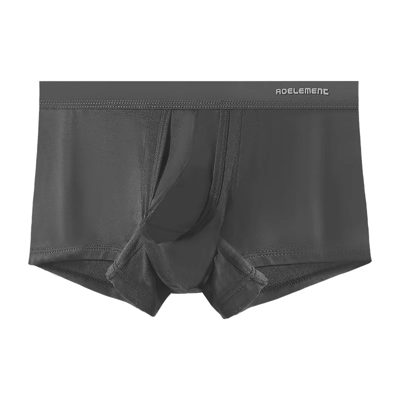 

Австрийский сперматический шнур с разделением пули, нижнее белье, мужские трусы с мошонкой, изогнутые мужские боксеры из ледяного шелка