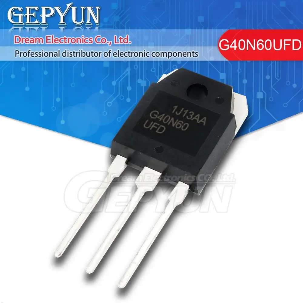 5PCS G40N60UFD G40N60 40N60UFD 40N60 TO-3P 40A 600V new In Stock