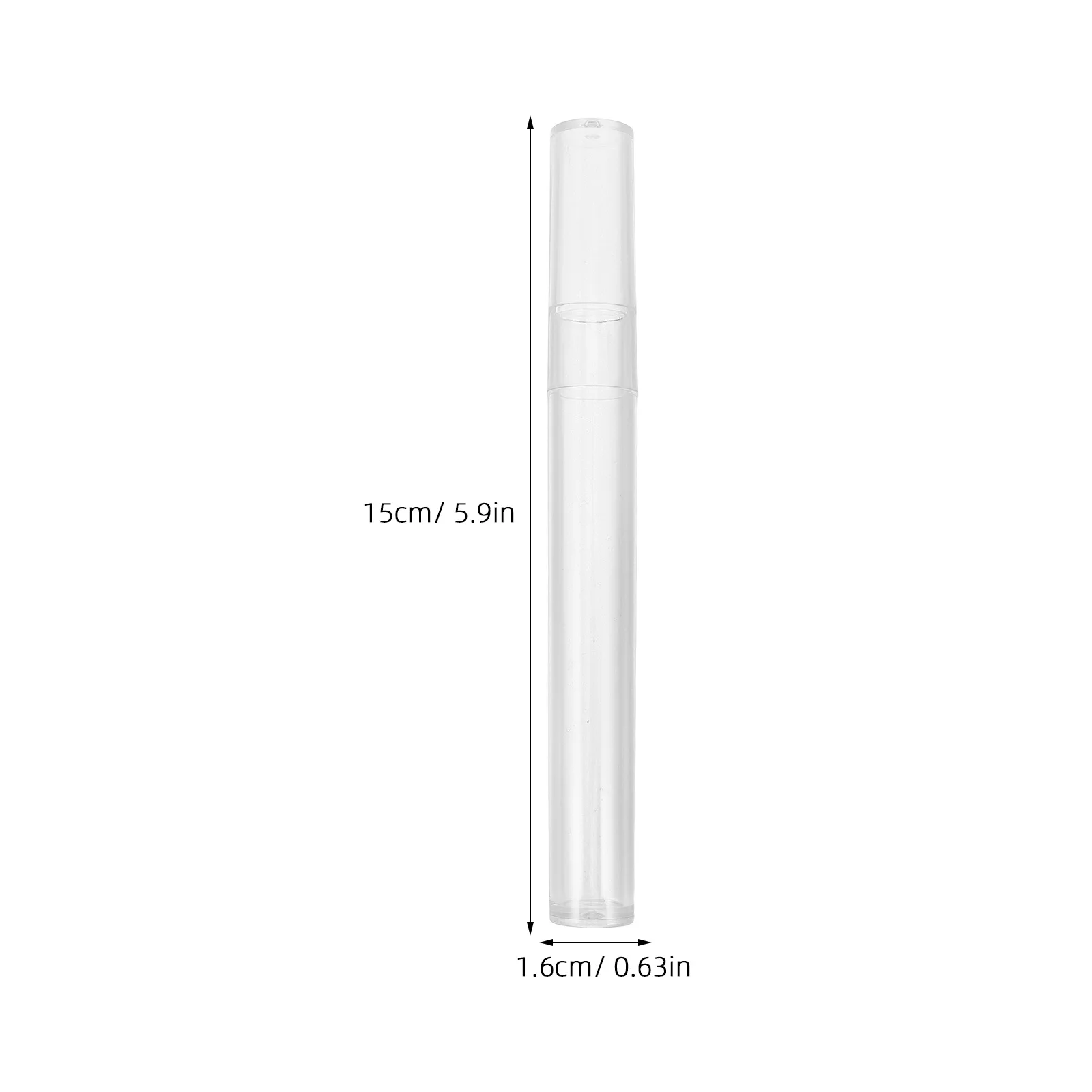 5 stuks opslagbuis transparant pincet organisator waterdicht wimper gereedschap geval reizen manicure houder pincet houder