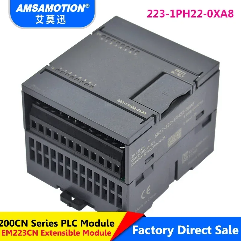 Suitable Siemens S7-200 Digital Module  8I/8O Relay Type EM223 6ES7 223-1PH22-0XA8 Extension Module 16I/16O 6ES7 223-1PL22-0XA8