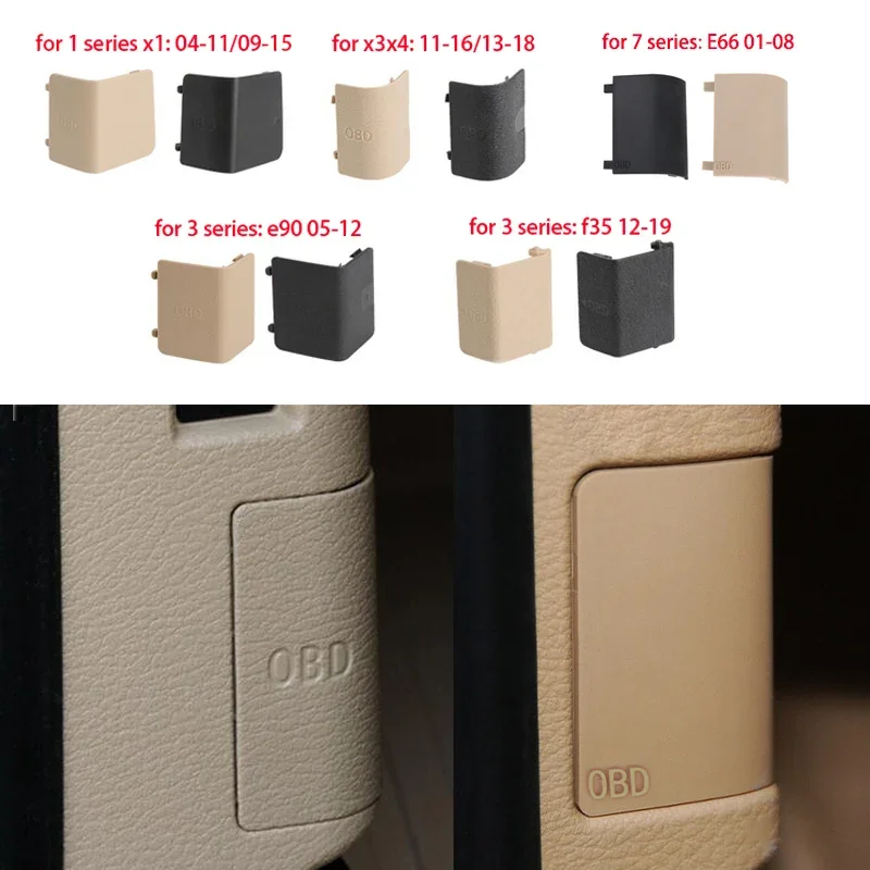

Car Interior Kick Panel Cap LHD Left OBD Plug Cover Trim For BMW E81E82 E84 E88 X1 E66 7 Series E90 E91 E92 E93 3 Series F25 F35