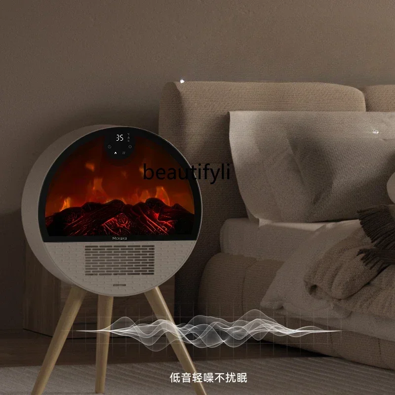 NQ Simulation flame heater winter fireplace electric heater bathroom heating