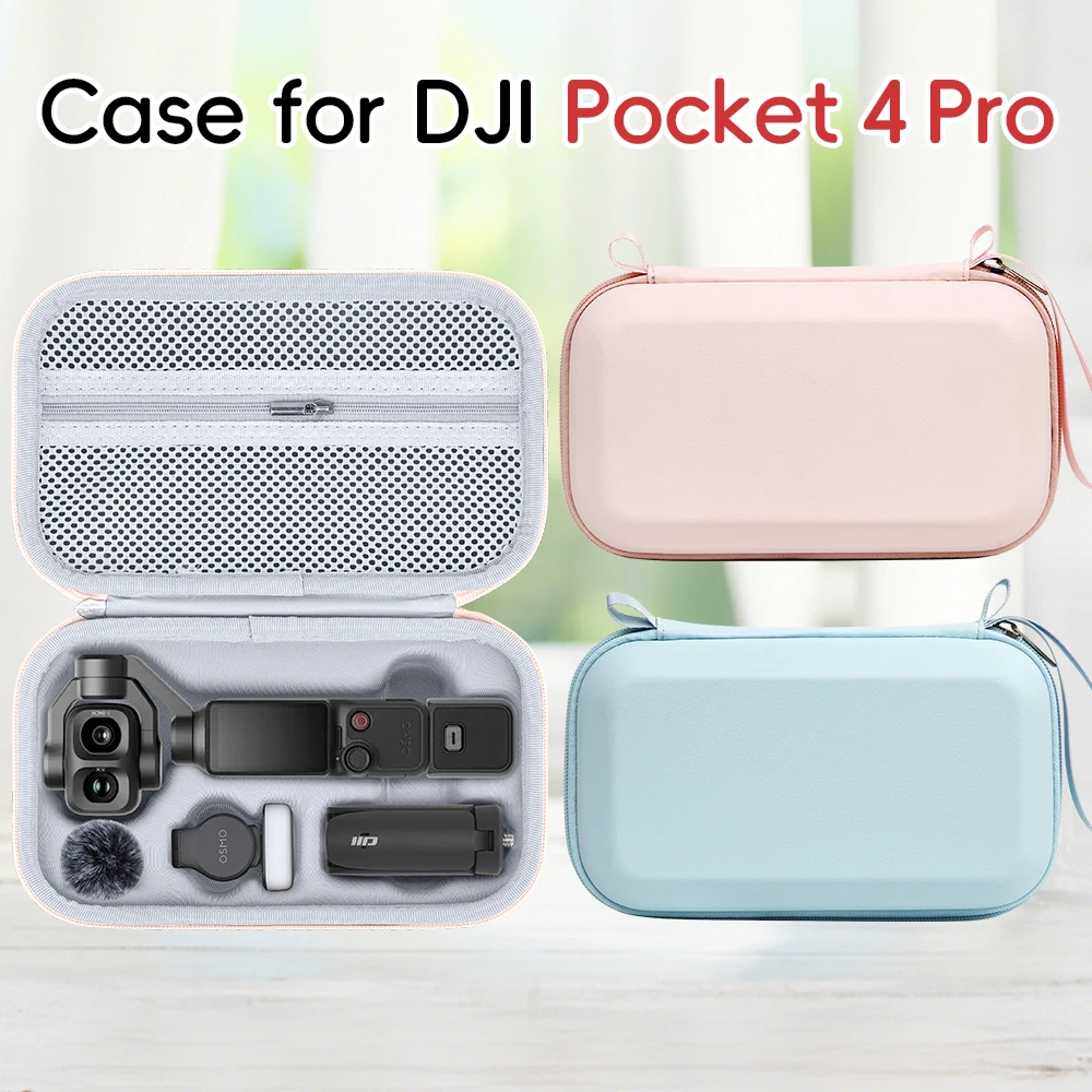 Portable Carrying Bag Protective Hard Storage Bag for DJI Osmo Pocket 4Pro Creator Combo Camera Accessories with Strap