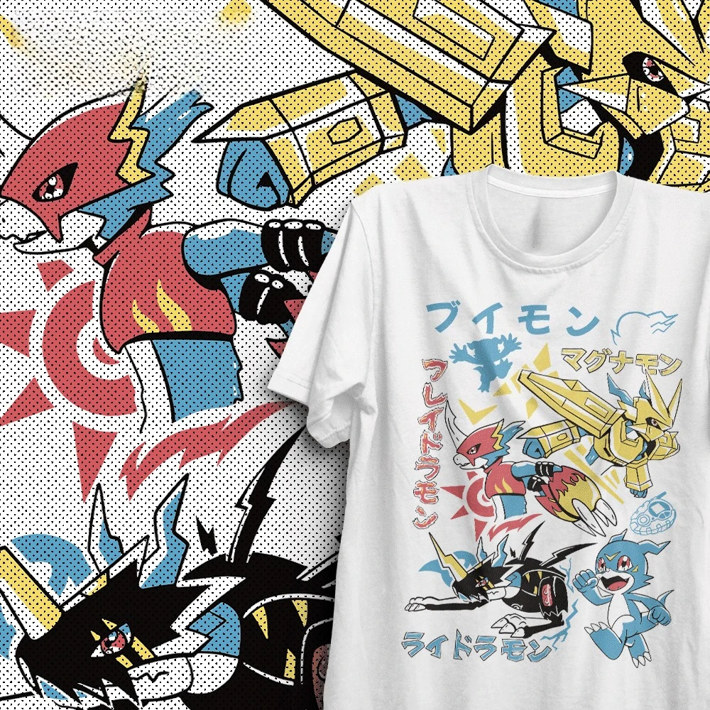 2026 zomer Digimon V-mon Flame - Summer Clothing Aesthetic recensie en prijs