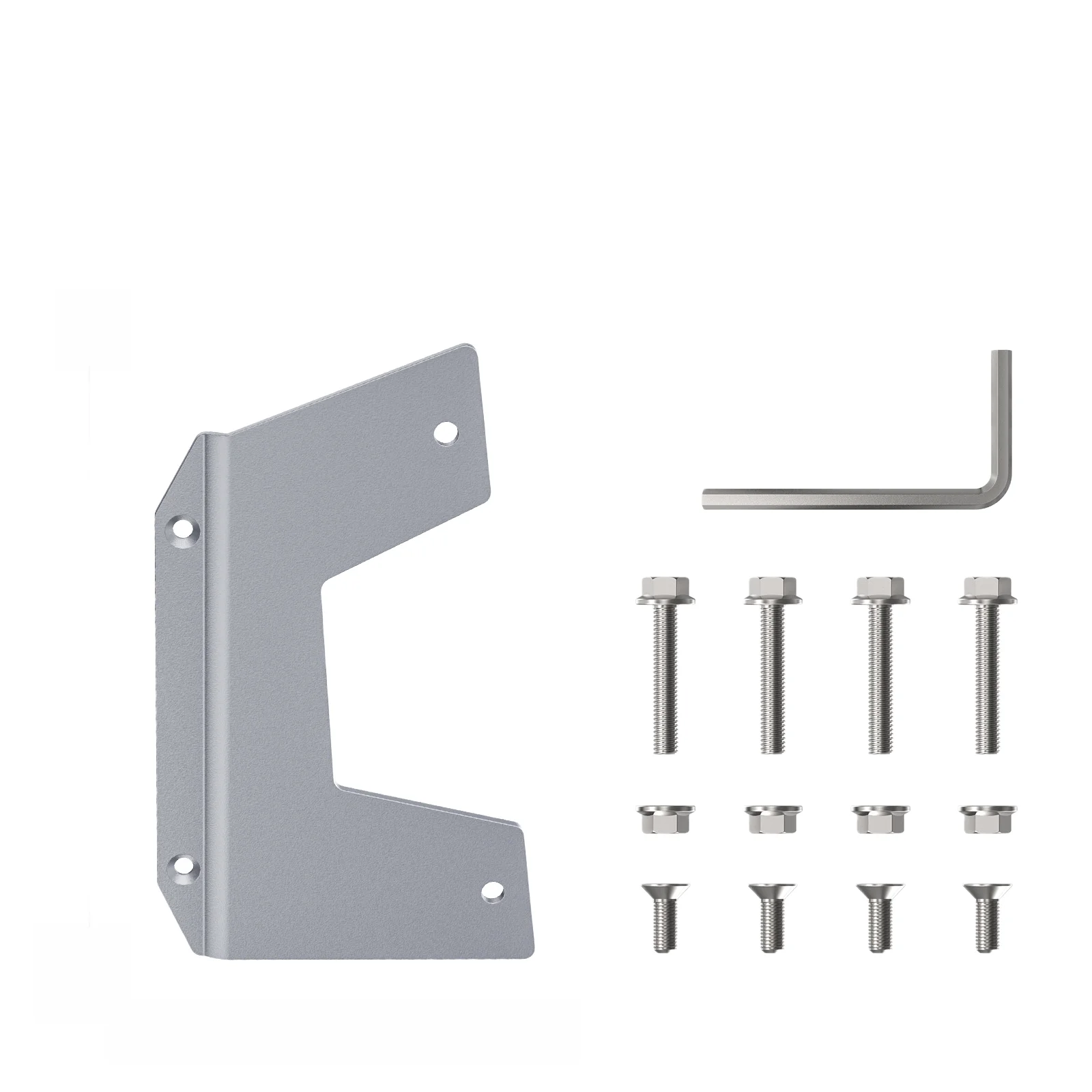Aluminum SK0150 Flat Mount Bracket Compatible with For Starlink Performance For Gen3 for Vehicle and For Roof Setup