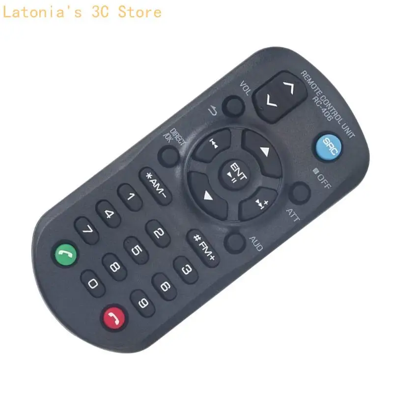 Small RC-406 Replaced Remote for Kenwood Car Radio KCA-RC406 KDC-X997 KDC-BT955HD Controller for Home Office Remote X3UB