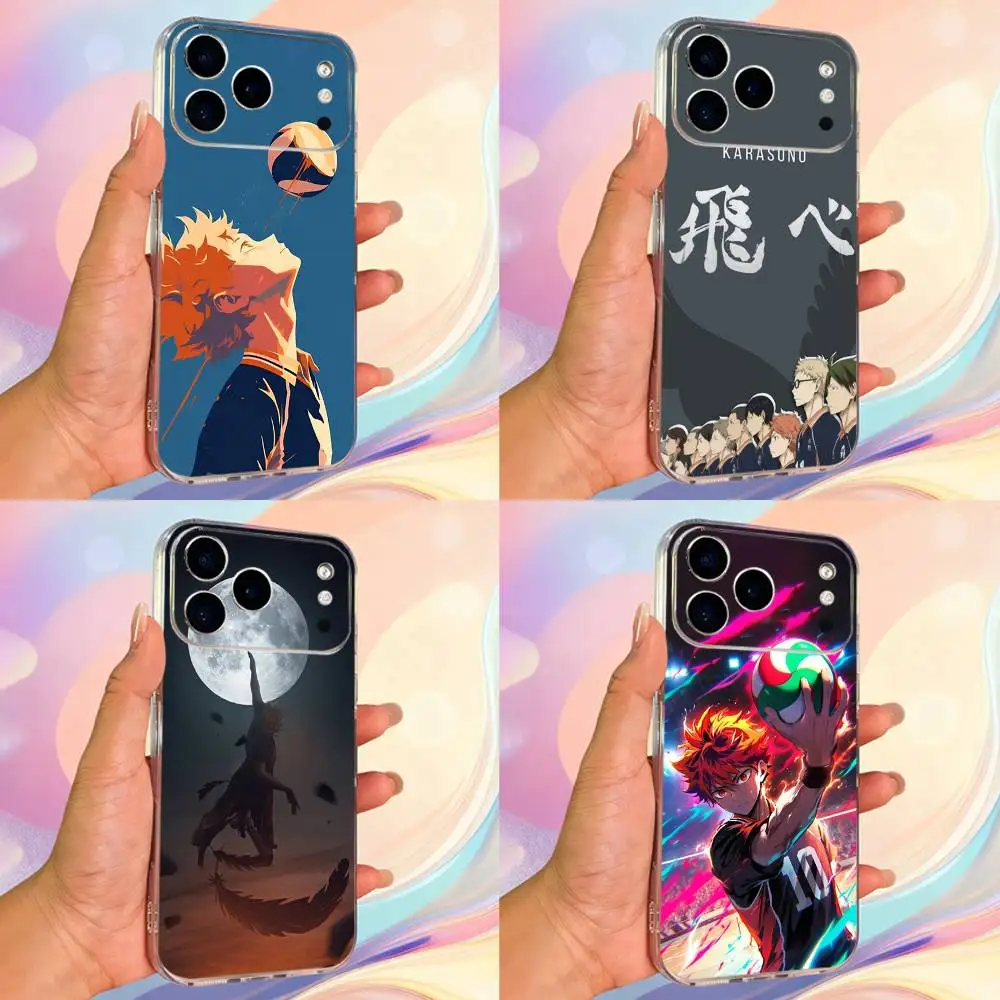 حافظة هاتف رائعة H-Haikyuus K-Karasuno لهاتف iPhone 14,13,12,11,17,16,15,Pro,Max,Plus,X,XS,XR,SE,غطاء ناعم شفاف صغير #1