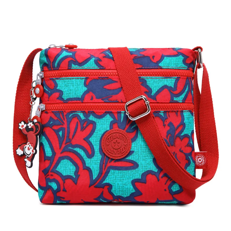 Nesitu verano Nylon chica hombres mujeres bandolera de hombro pequeño cuerpo cruzado teléfono monedero ligero azul gris negro rojo M0910
