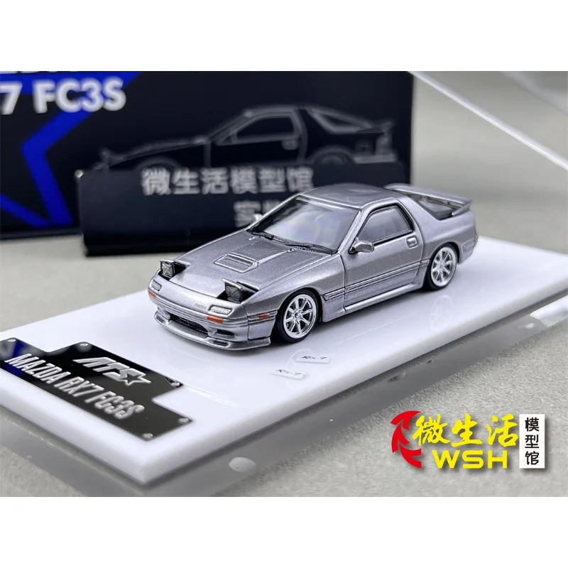 

ATS 1:64 MAZDA RX-7 FC3S, die-cast alloy car model, for teenagers to play with, adult decoration, children's birthday gift.