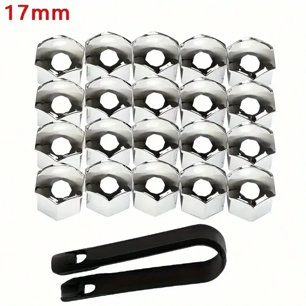 

20Pcs Car Wheel Nut Caps Auto Hub Screw Cover 17mm Bolt Rims Exterior Decoration Special Socket Protection Dust Proof