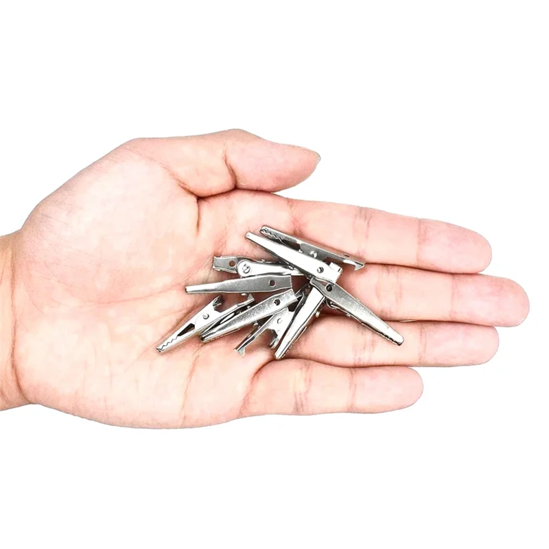 GOOD-Premium-Grade Metal Alligator Clips 35Mm - Multipurpose