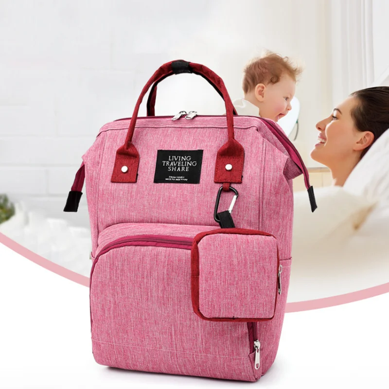 Mummy Maternity Nappy Large Capacity Bag Maternity Nappy Bag Travel Backpack Nursing Bag For Baby Warm Waterproof Fashion Bag