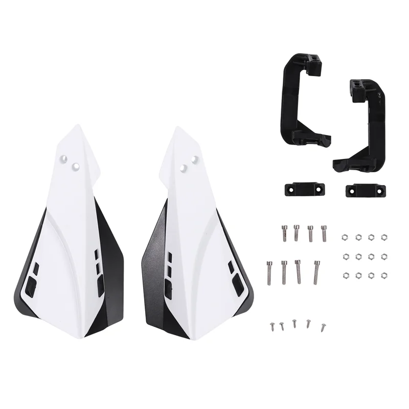 

White Universal Motorcycle Handguard Motocross Hand Guard Protector For Motorcycle 22Mm Handlebar Protector