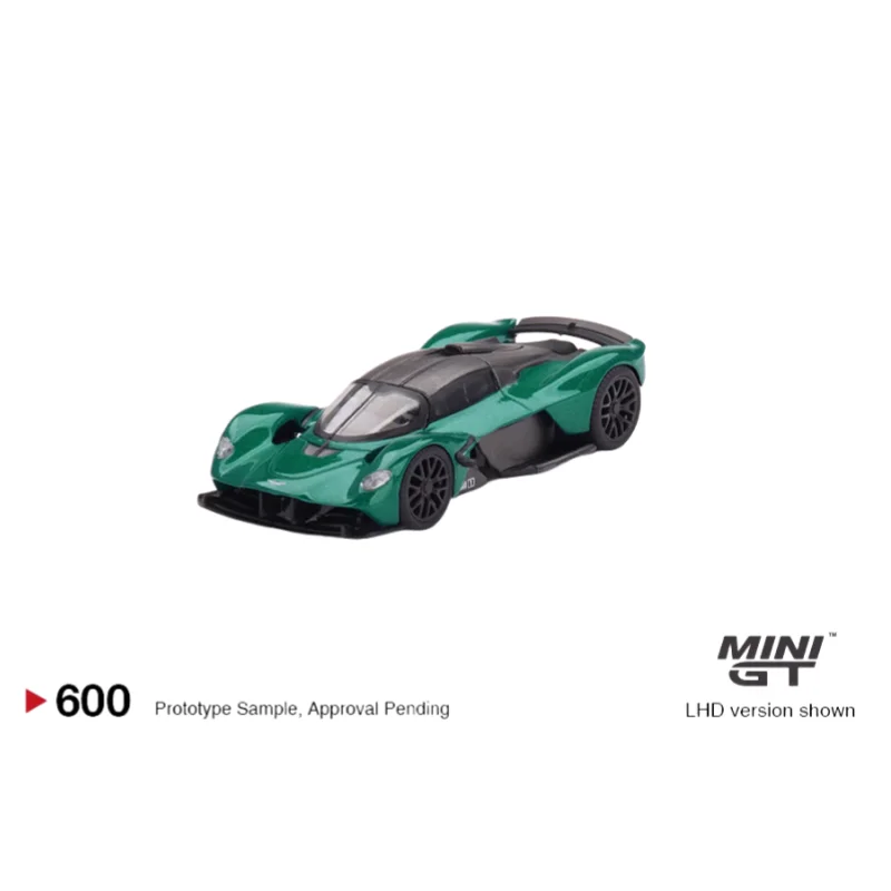 MINI GT 1:64 # 600 modelo de coche Aston Martin, juguetes para niños, piezas de colección para adultos, regalos de cumpleaños navideños para niños, decoración de habitaciones