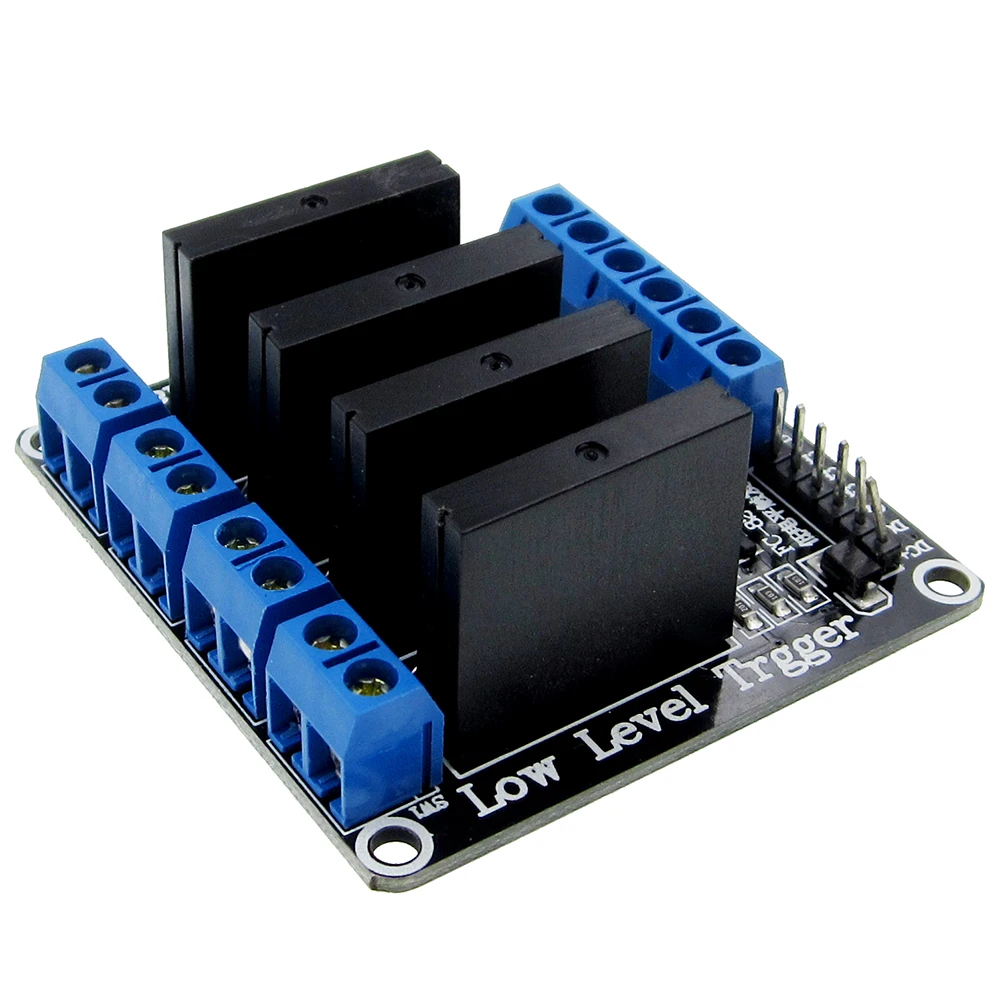 4 Channel 5V DC Relay Module Solid State Low Level SSR AVR DSP 2A 240V