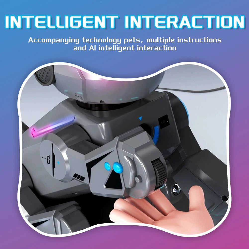 RC électronique animaux Robot chien musique télécommande intelligente Robot chien jouet Mainan Anjing Robot Pintar Anjing