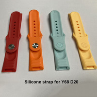 Silicone Wrist Strap for Smart Watch Bracelet Band i5 Plus D20 D28 Y68 W6 Smartwatch USB Strap