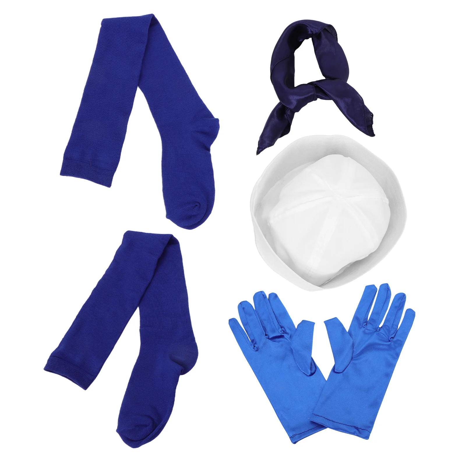 مجموعة إكسسوارات زي البحارة قابلة للتعديل وياقة بروش وديكور ملابس المدرسة اليابانية للعب الأدوار