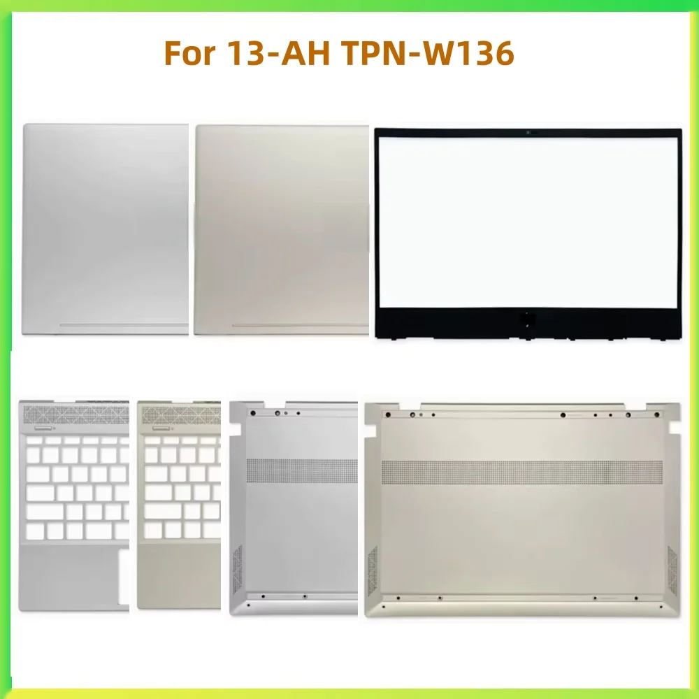

New Laptop LCD Back Cover Case Bezel Front Frame Top Case Palmrest Upper Bottom Cover Case For HP ENVY 13-AH TPN-W136 Shell
