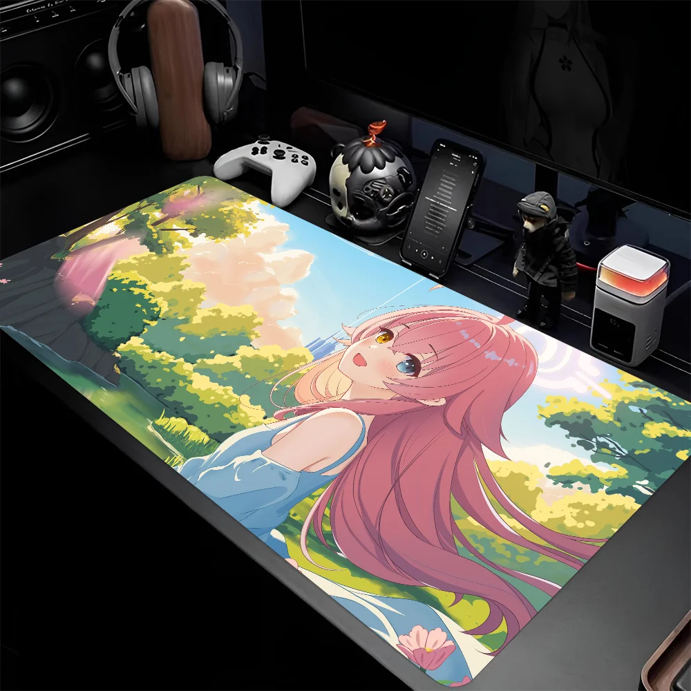 Takanashi Hoshino Blue Archive Mousepad Large Computer Gaming Accessories MousePads Desk Mats Anti-slip Laptop Soft Mouse Pad