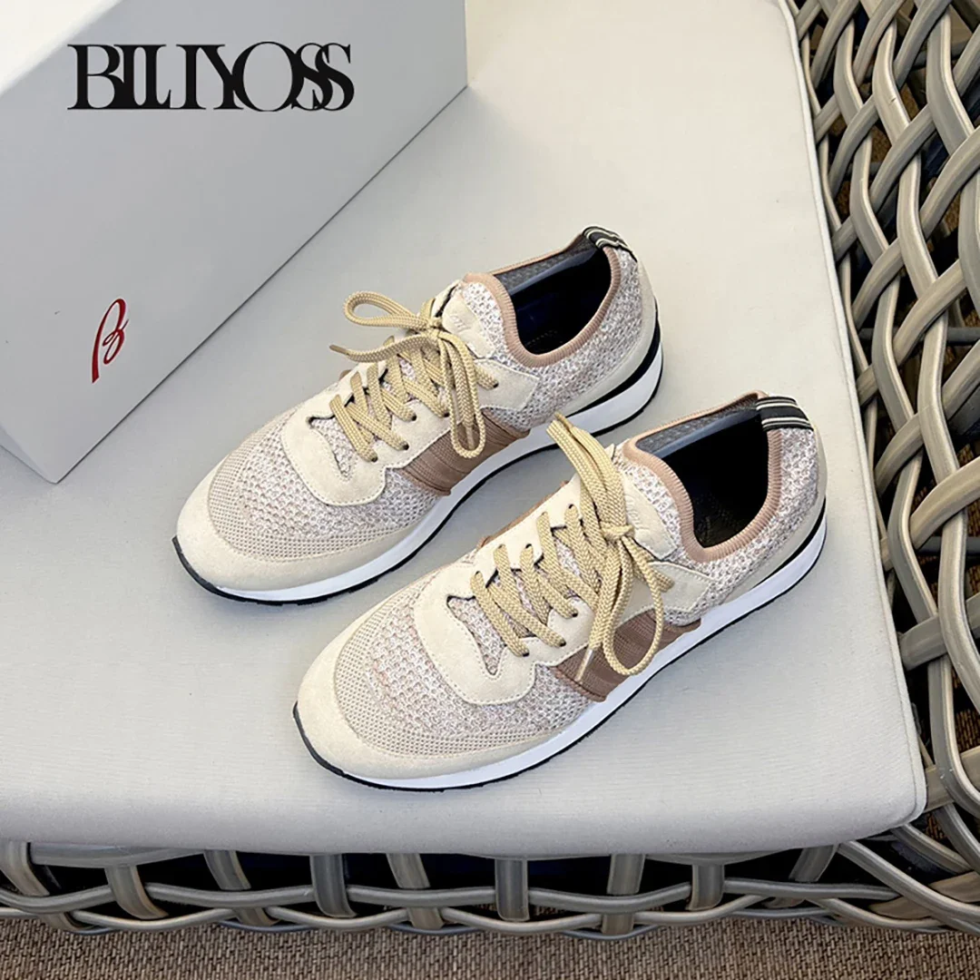 BLLIYOSS 2024 New Wool Mixed material running Men shoes Italy Inner Sewing label Comfort high Quality Outdoors Men'S European