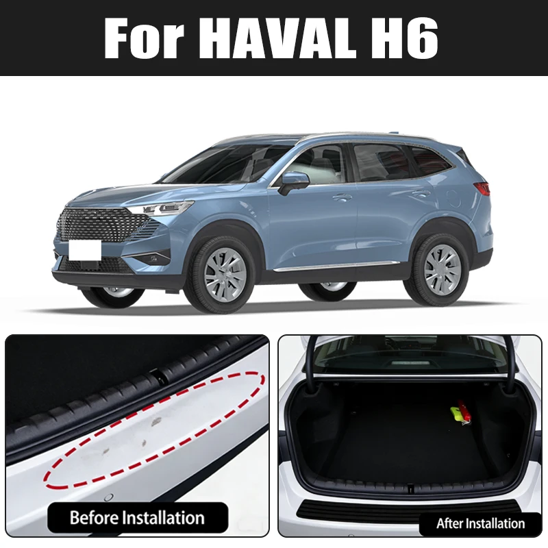 

Universal Anti-scratch Car Trunk Door Sill Plate Protector For Haval H6 H9 F7 F7x Jolion Dargo Big Dog M6 H2 H4 H7 F5