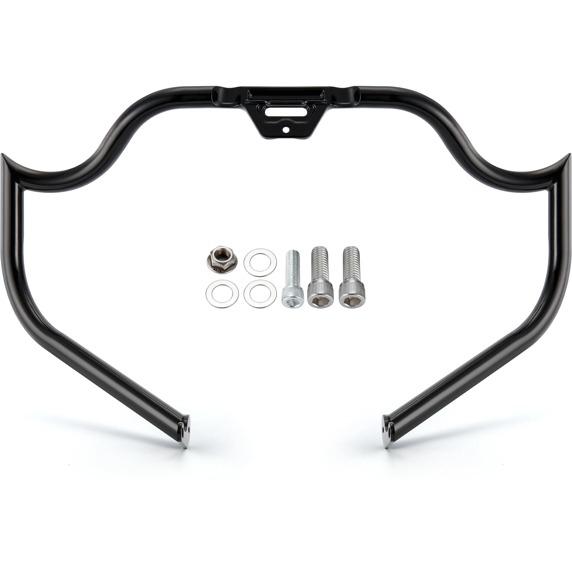 

1.25" Fat Softail Meathook Engine Guard Crash Bar for Harley 2018-Up Fat Boy Street Bob Heritage Classic Low Rider Sport Glide