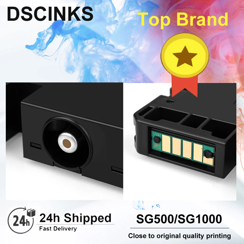 For SAWGRASS SG500 SG1000 Ink Cartridge No Serial Number with New Updated Chip and Subliamtion Ink Plug And Play