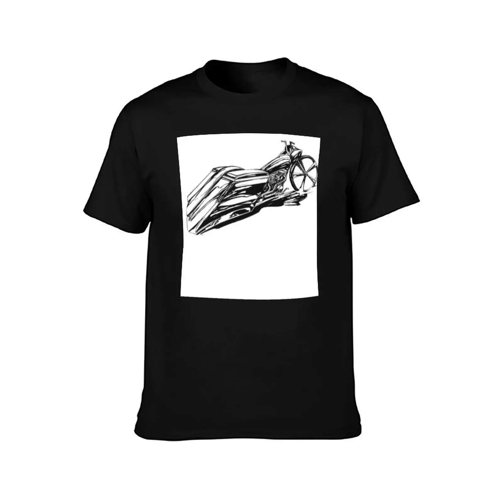 Stretched Bagger T-Shirt Summer Casual Cotton Tee Oversized Streetwear Tops Vintage Graphic Print Loose Fit Short Sleeve