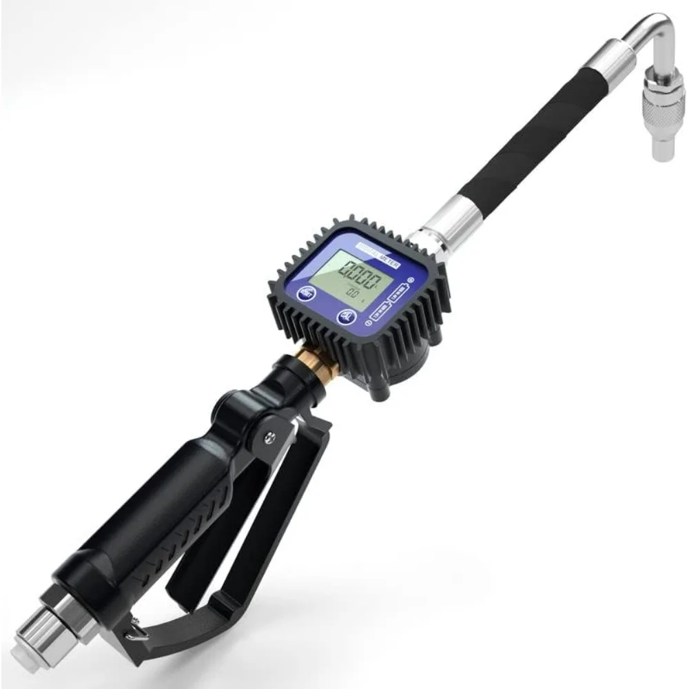 

Air Operated Oil Control Valve Digital Meter Pneumatic Fuel Dispensing Nozzle Heavy Duty Oil Transfer Gun Controller 1/2BSP 70Ba
