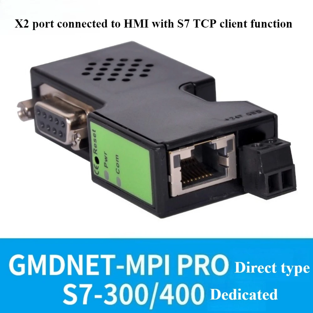 Suitable for Siemens S7 300 400 PLC Serial Port MPI DP RS485 To Ethernet Module Without Programming Communication