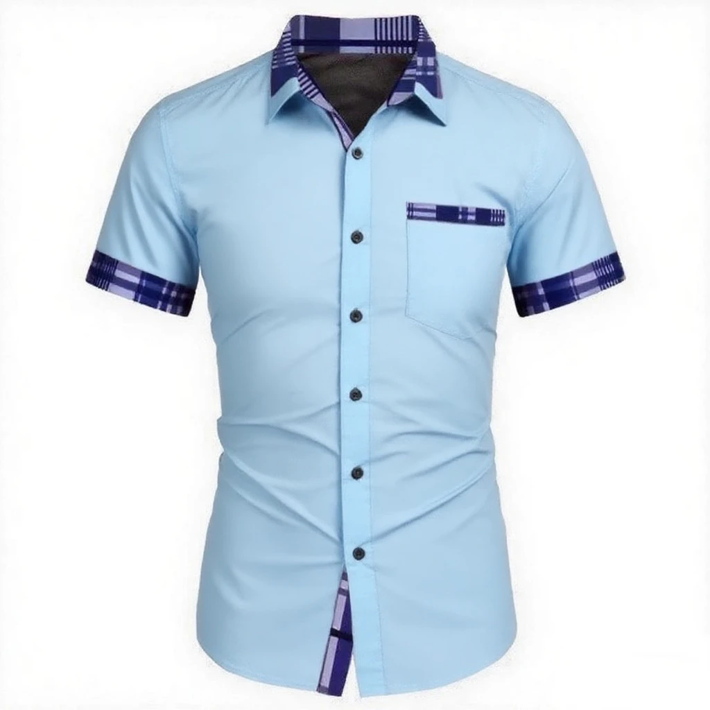 15-цветные мужские деловые рубашки, модные и удобные рубашки с короткими рукавами, большие размеры, мягкие ткани, быстрая доставка.