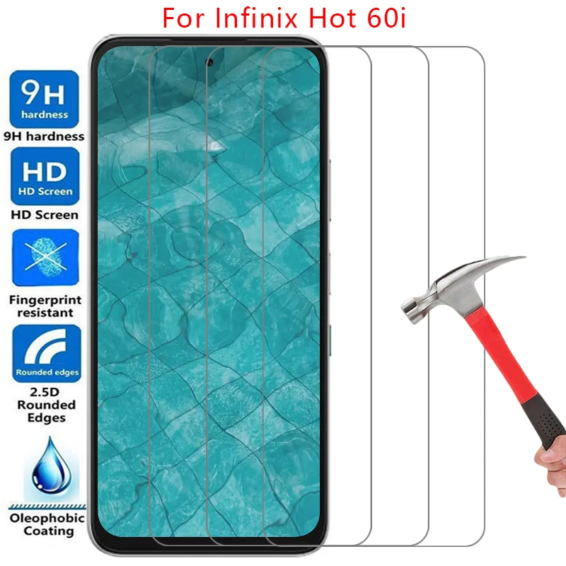 واقي شاشة لهاتف انفينيكس هوت 60i زجاج مقسى واقي على إنفينيتي هوت 60i 60 i i60 فيلم جلاس انفيني إنفينكس إفينيكس إنفكس #1