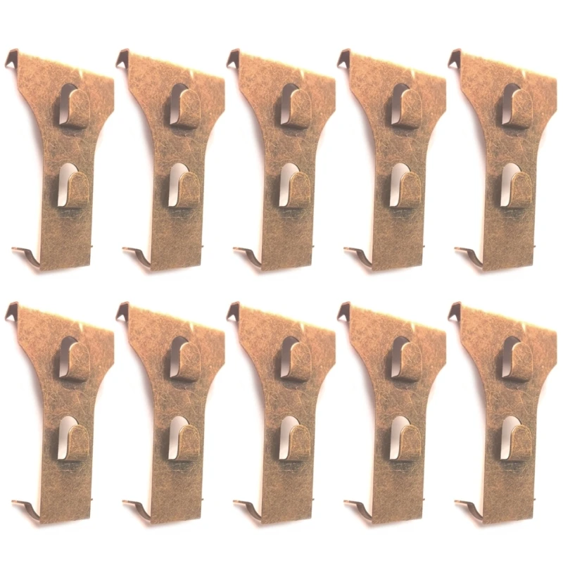 Versatile Brick Hangers for Outdoor Decorations Secure Hold Without Drilling Fits Standard Brick Set of 12 Pack 45BE