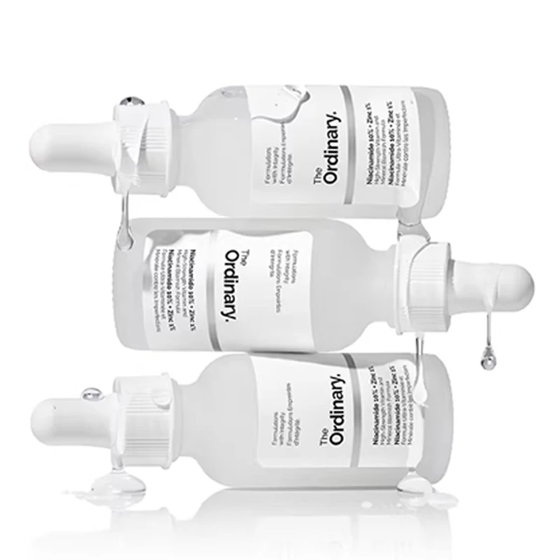 Suero de Niacinamida al 10% + Zinc al 1% 30ml, una esencia universal adecuada para pieles propensas al acné que puede suavizar, iluminar y fortalecer la piel.